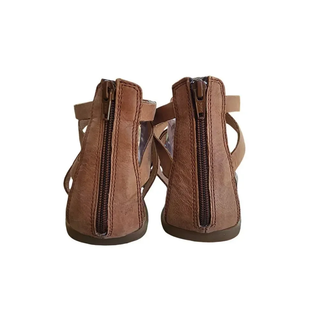 Born Women's Tan Strappy Gladiator Sandals